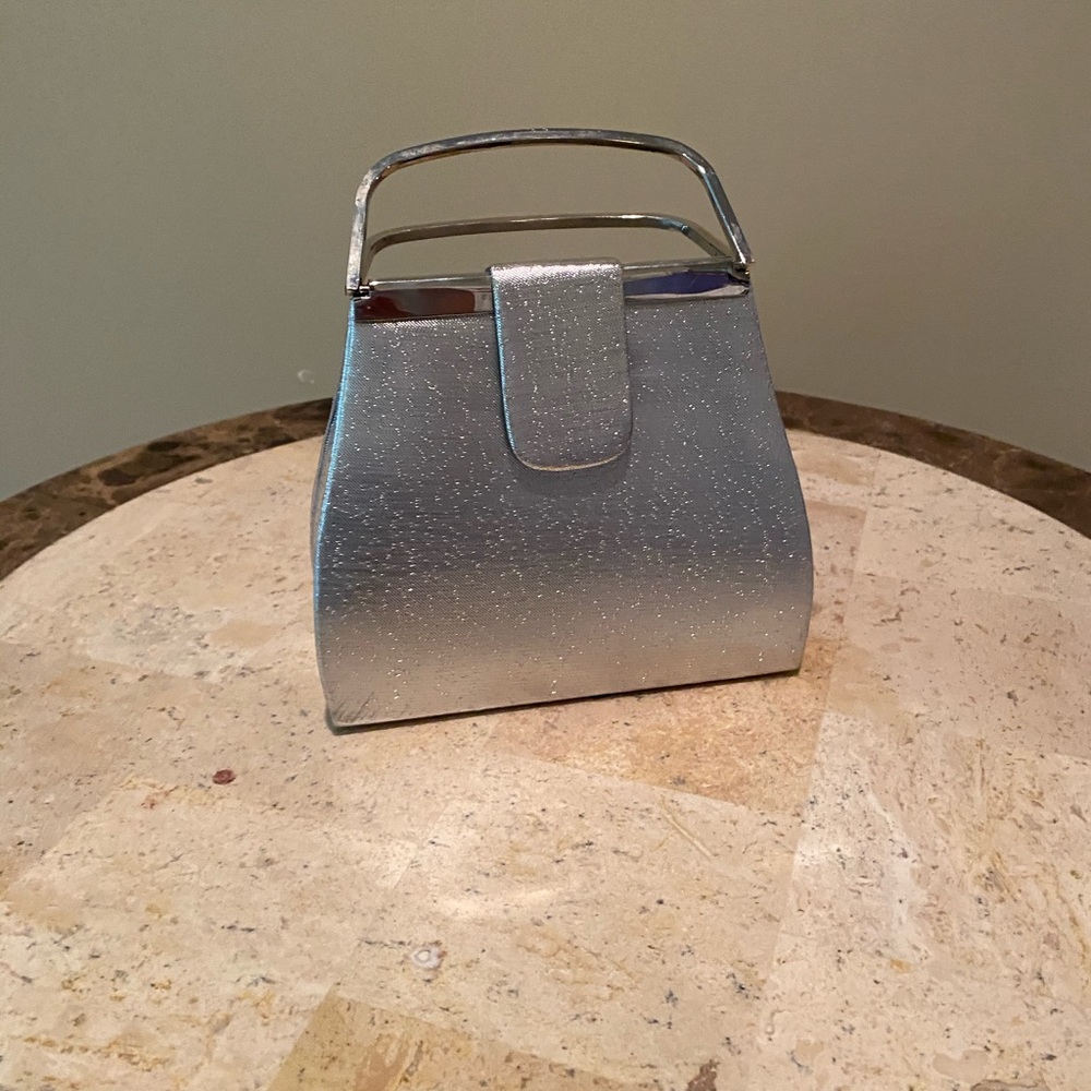 Silver handbag
